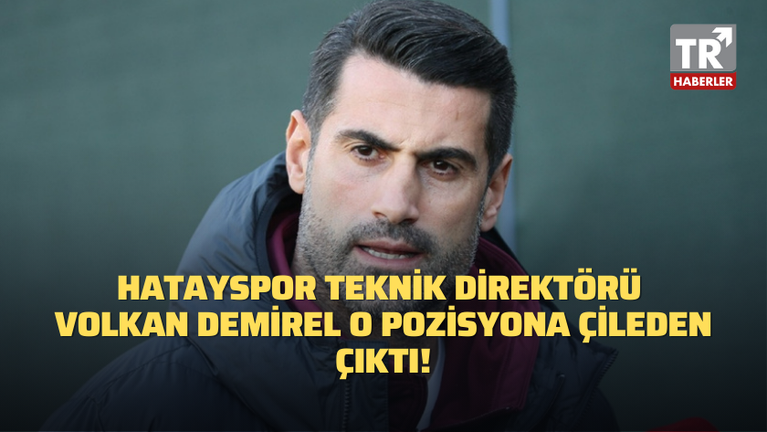Hatayspor teknik direktörü Volkan Demirel o pozisyona çileden çıktı!