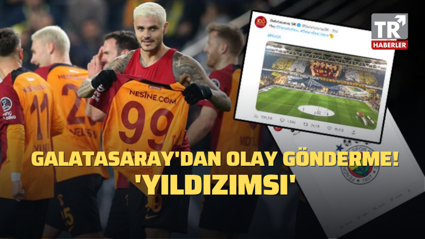 Derbi sonrası Galatasaray'ın sosyal medya gönderisi olay oldu!