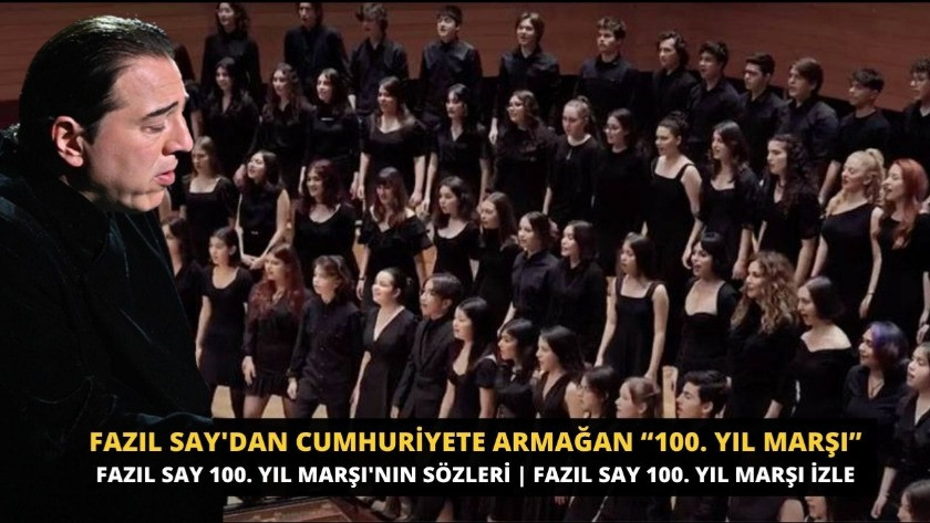 Fazıl Say 100. Yıl Marşı | Fazıl Say'dan Cumhuriyete Armağan “100. Yıl Marşı” izle