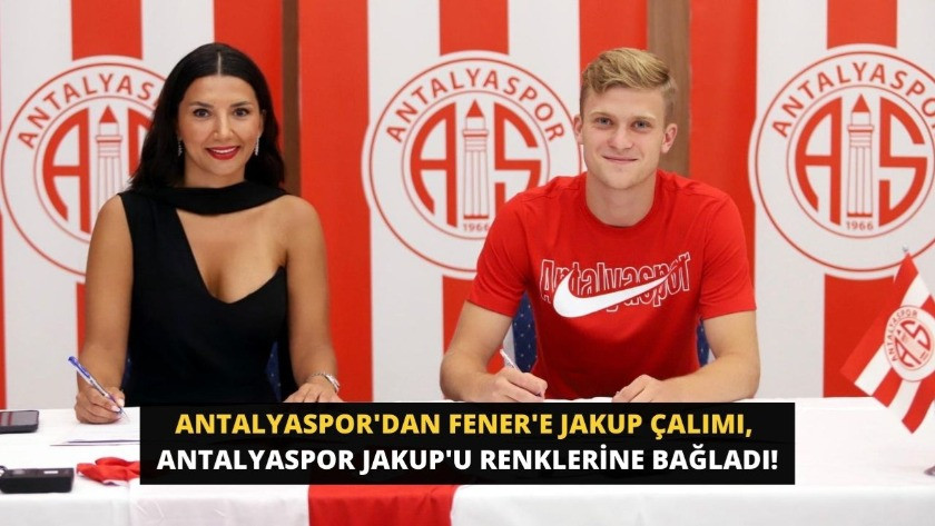 Antalyaspor'dan Fener'e Jakup çalımı, Jakup'u renklerine bağladı!