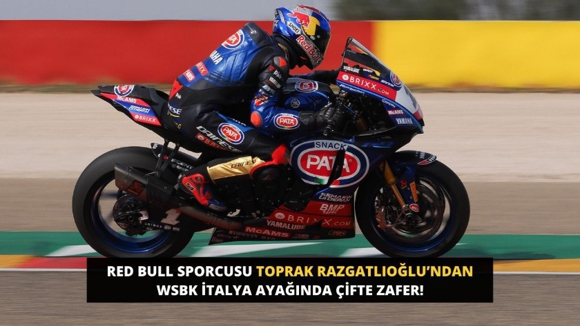Red Bull sporcusu Toprak Razgatlıoğlu’ndan İtalya’da Çifte Zafer!