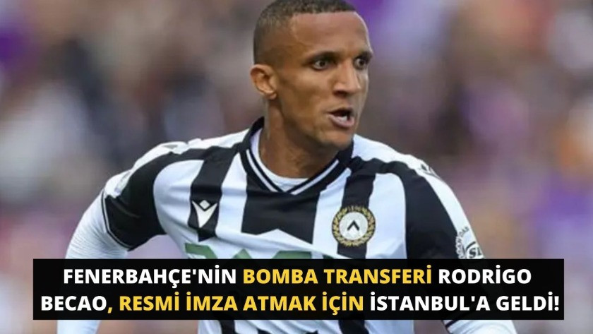 Fenerbahçe'nin yeni transferi Rodrigo Becao, resmi imza atmak için İstanbul'a geldi!
