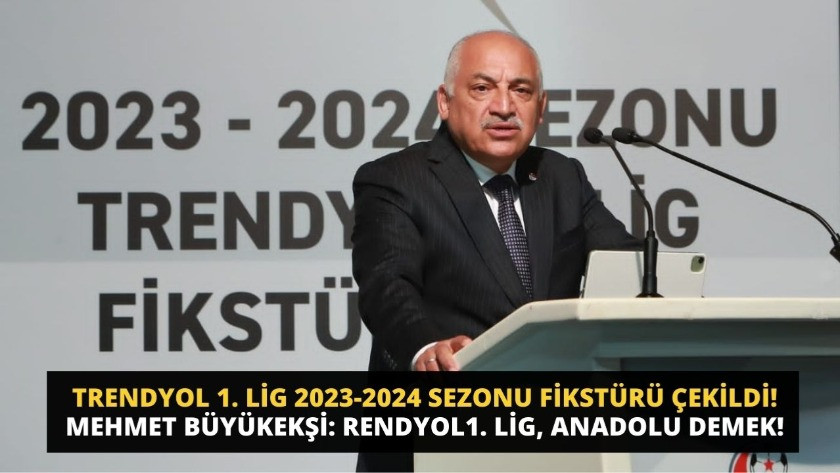 Trendyol 1. Lig 2023-2024 Sezonu Fikstürü Çekildi!