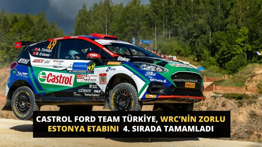 Castrol Ford Team Türkiye, WRC’nin Estonya Etabını Tamamladı