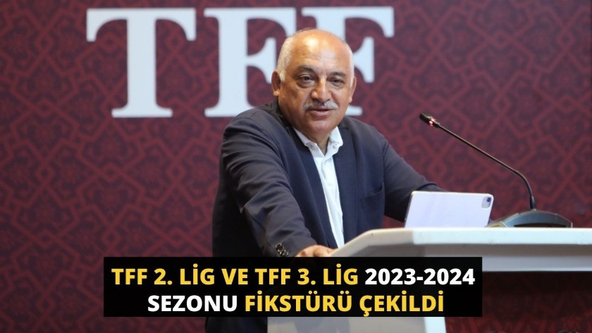 TFF 2. Lig ve TFF 3. Lig 2023-2024 Sezonu Fikstürü Çekildi!