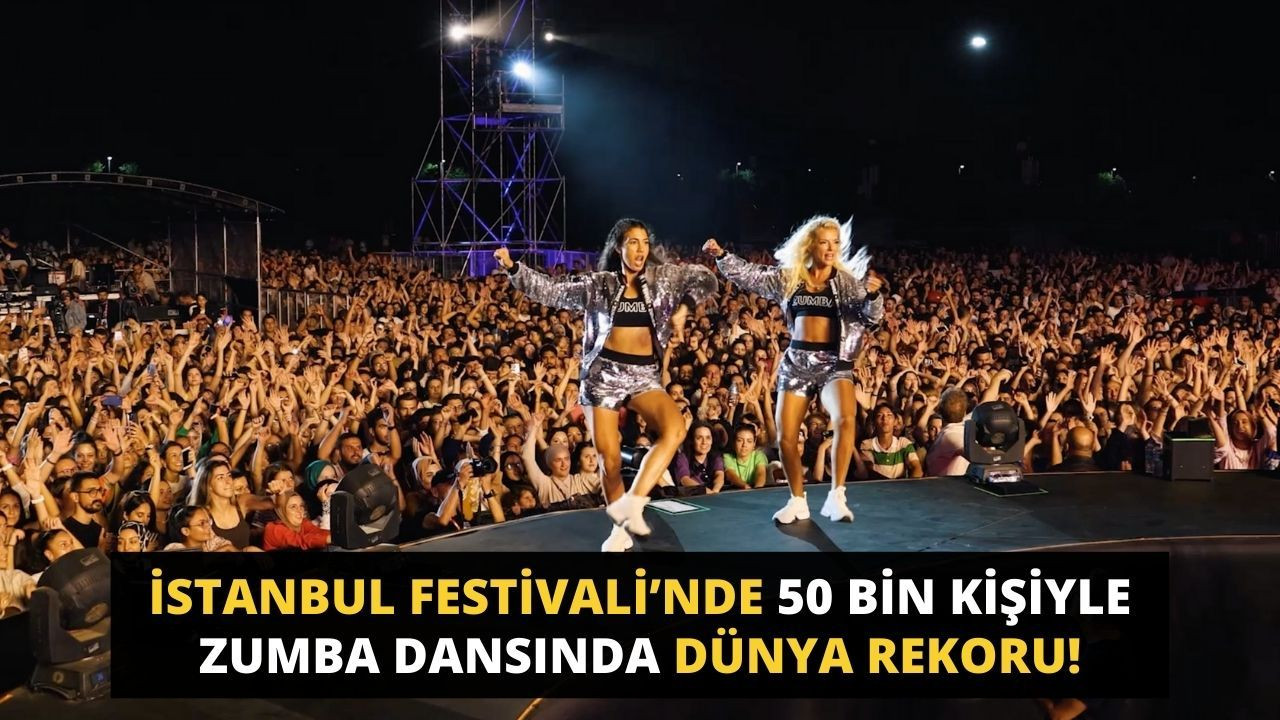 İstanbul Festivali’nde 50 bin kişiyle  Zumba dansında dünya rekoru! - Sayfa 1