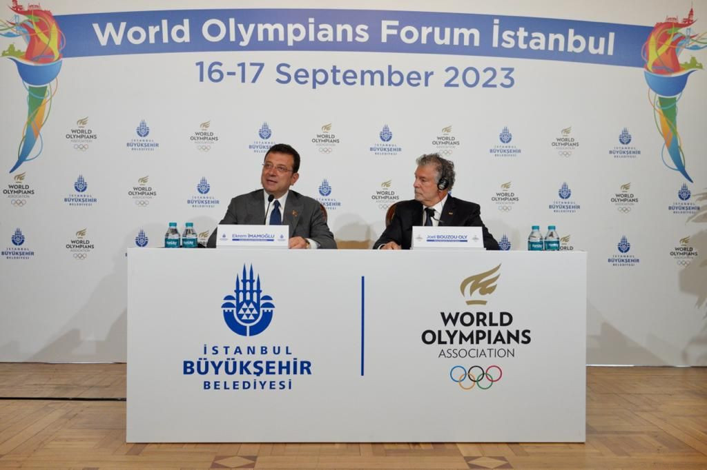 İBB Başkanı Ekrem İmamoğlu, Dünya Olimpianlar Derneği Başkanı Joel Bouzou ile bir araya geldi - Sayfa 2