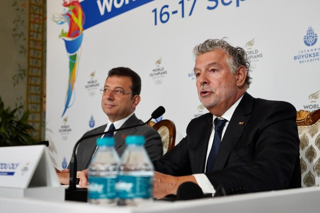 İBB Başkanı Ekrem İmamoğlu, Dünya Olimpianlar Derneği Başkanı Joel Bouzou ile bir araya geldi - Sayfa 3