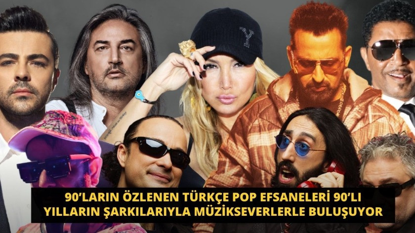 90’ların Özlenen Türkçe Pop Efsaneleri müzikseverlerle buluşuyor