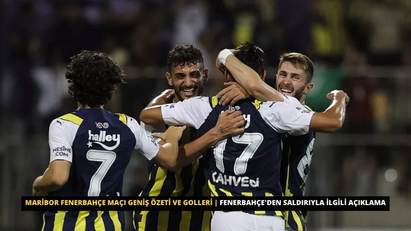 Maribor Fenerbahçe maçı geniş özeti ve golleri