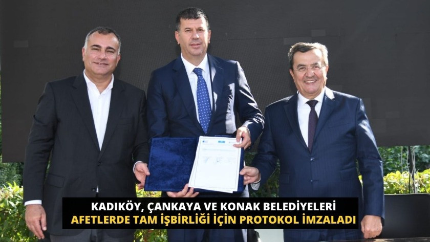 Kadıköy, Çankaya ve Konak Belediyelerinden tarihi protokol!