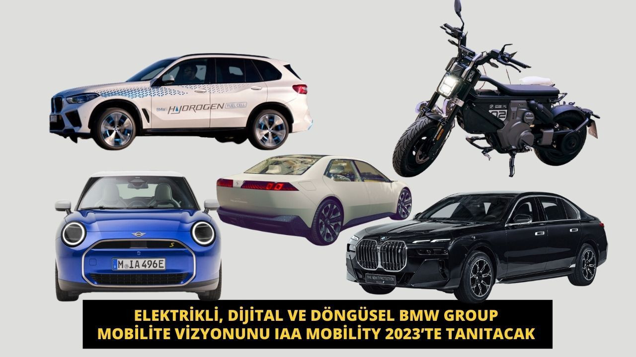 Elektrikli, Dijital ve Döngüsel BMW Group Mobilite Vizyonunu IAA Mobility 2023’te Tanıtacak - Sayfa 1