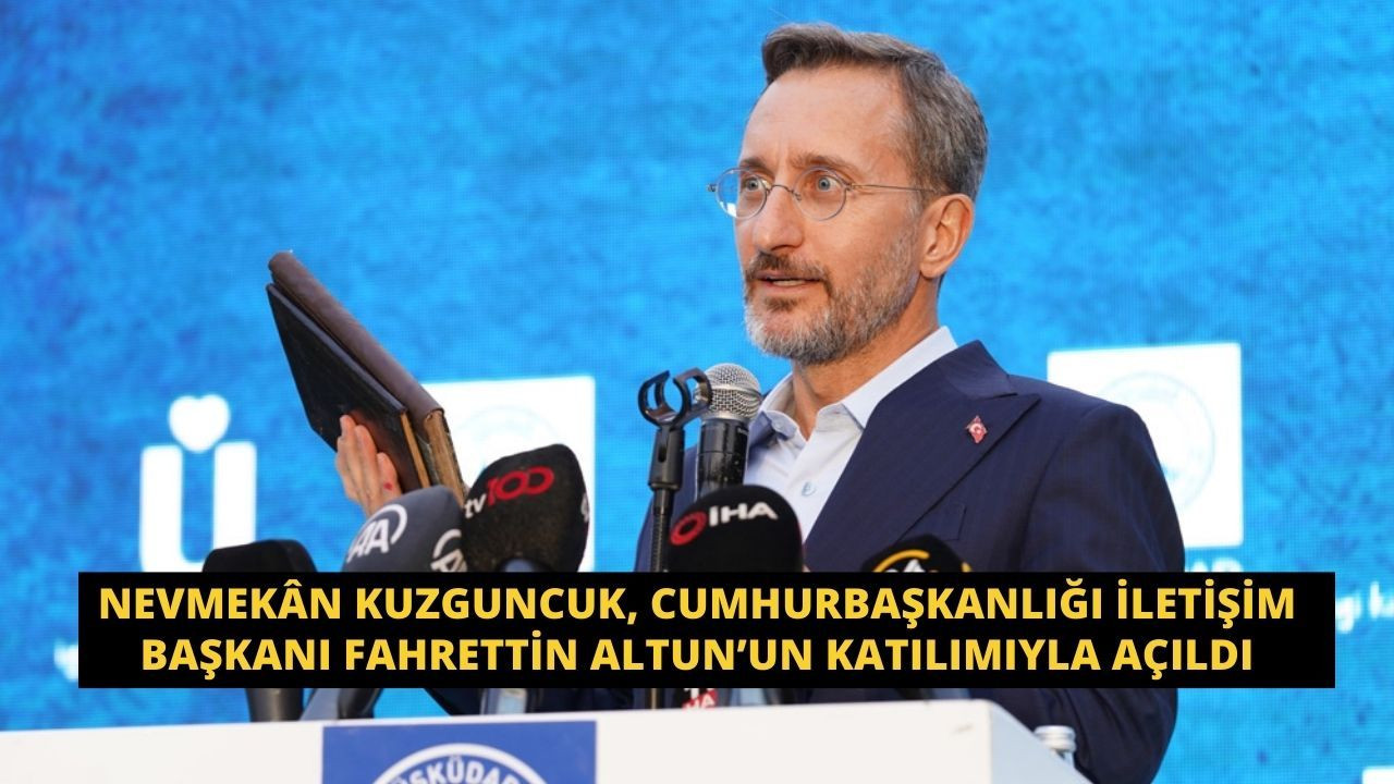 Nevmekân Kuzguncuk, Cumhurbaşkanlığı İletişim Başkanı Fahrettin Altun’un katılımıyla açıldı - Sayfa 1