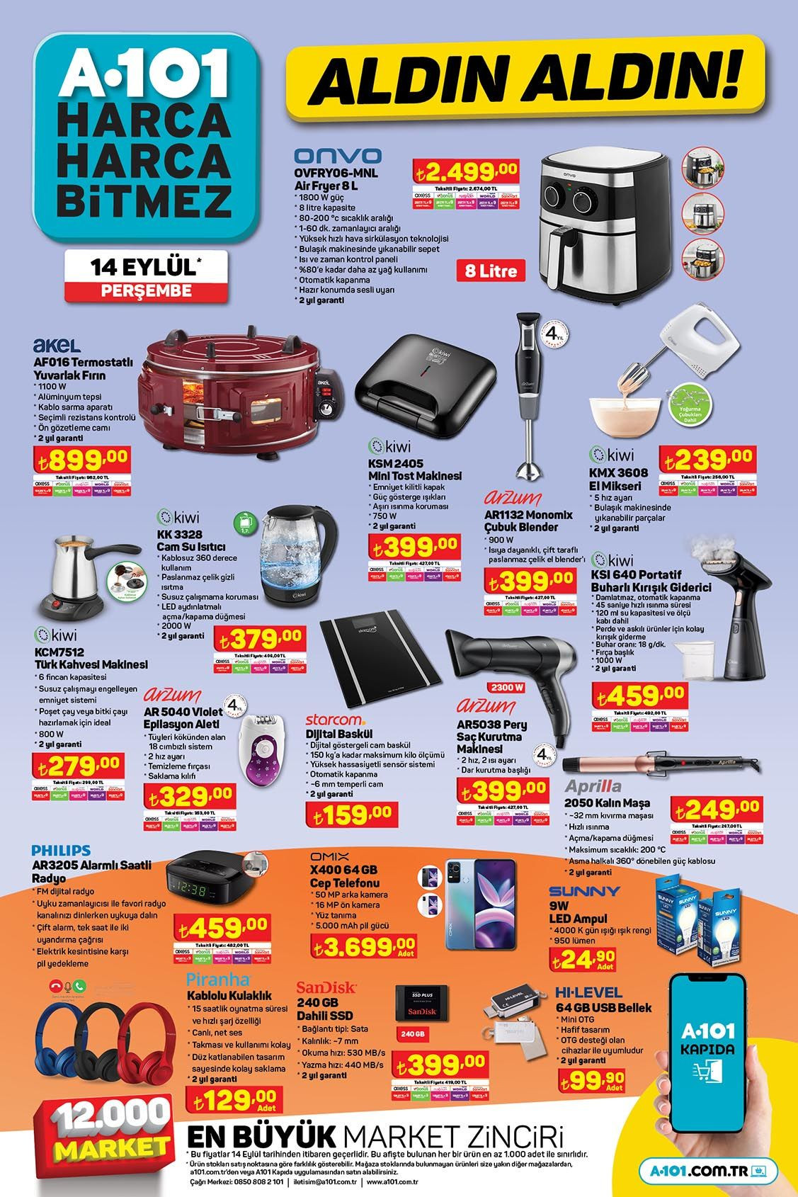 14 Eylül’de A101 Marketlerinde Teknolojik Ürünler Tüketicilere Sunulacak - Sayfa 2