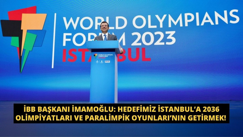 Hedefimiz 2036 Olimpiyatları ve Paralimpik Oyunları’nın getirmek!