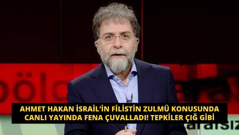 Ahmet Hakan İsrail'in Filistin zulmü konusunda fena çuvalladı!
