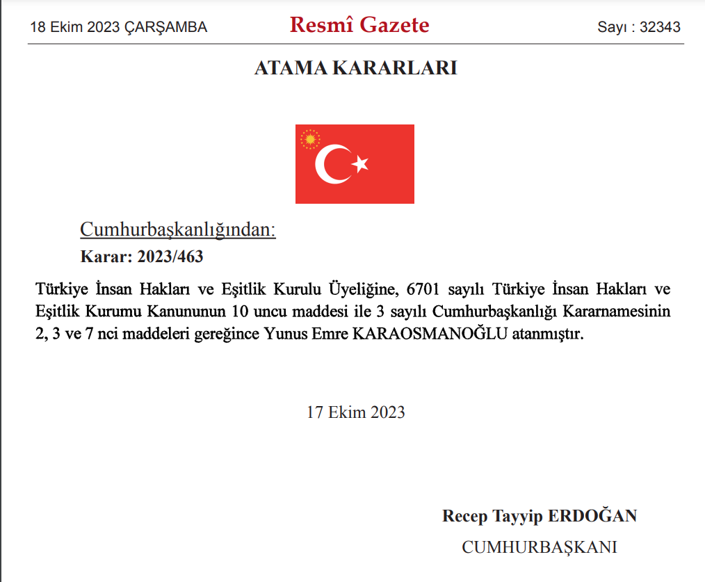 Atama kararları resmi gazetede! Cumhurbaşkanı Erdoğan'dan önemli atamalar - Sayfa 1