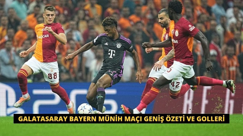 Galatasaray Bayern Münih Maçı Geniş Özeti ve Golleri