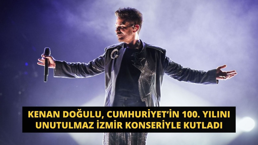 Kenan Doğulu'dan unutulmaz İzmir konseri