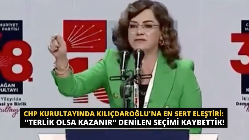 CHP'li Candan Yüceer: Terlik olsa kazanır" denilen seçimi kaybettik!