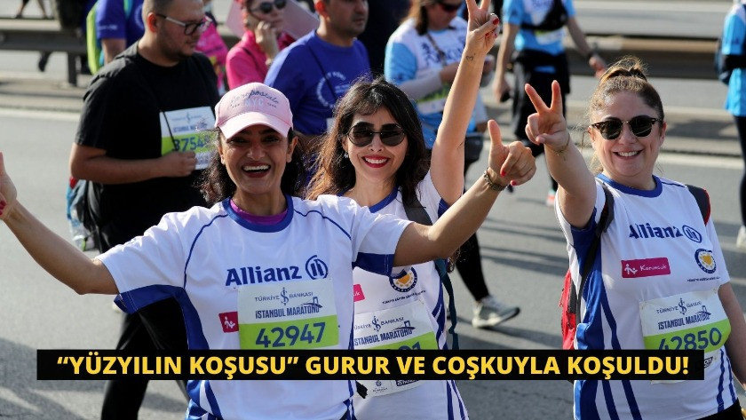 Yüzyılın Koşusu Türkiye İş Bankası İstanbul Maratonu coşkuyla koşuldu!