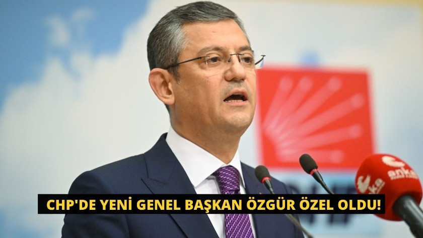 Kurultaydan değişim çıktı! CHP'de yeni Genel Başkan Özgür Özel oldu!
