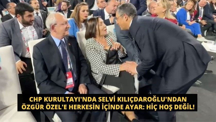 Selvi Kılıçdaroğlu'ndan Özgür Özel'e ayar: Hiç hoş değil!