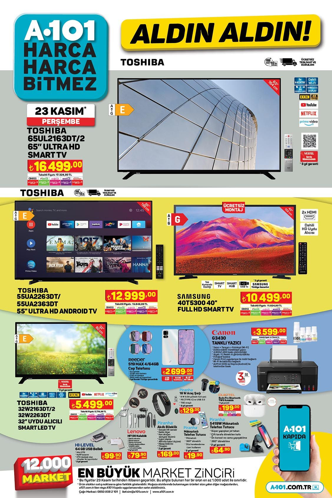 23 Kasım Günü A101’de Kaliteli ve Uygun Fiyatlı Teknolojik Ürünler Tüketicilere Sunuluyor - Sayfa 2