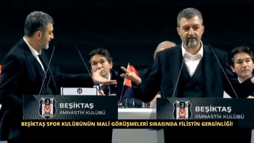 Beşiktaş Spor Kulübünün Mali Görüşmeleri sırasında Filistin gerginliği