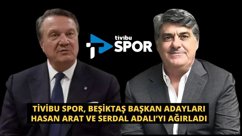 Tivibu Spor, Beşiktaş Başkan adayları Hasan Arat ve Serdal Adalı’yı ağırladı