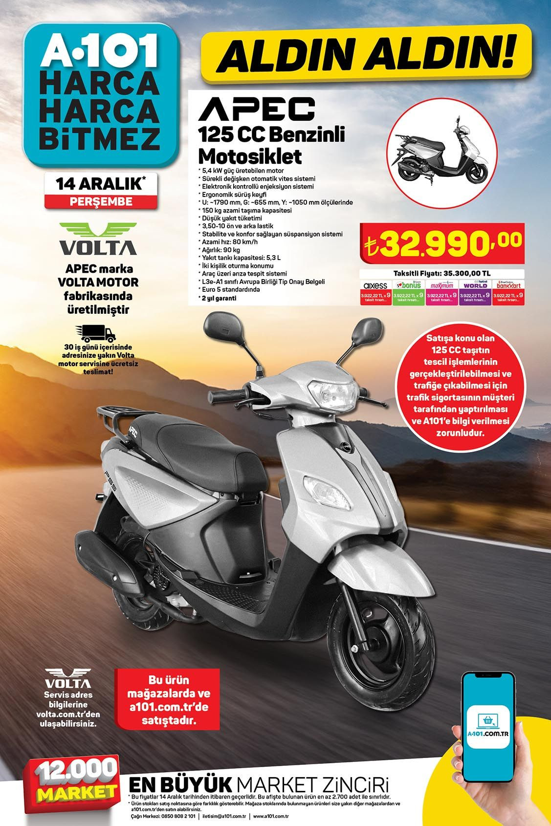 A101’de Bu Hafta Motosiklet Satılıyor! A101 14 Aralık’ta Motosiklet Satacak! - Sayfa 2