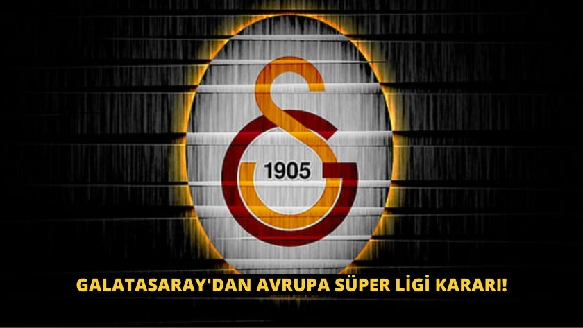 Galatasaray'dan Avrupa Süper Ligi açıklaması!