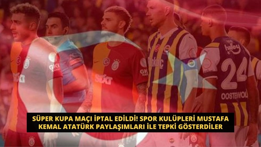 Spor Kulüpleri Mustafa Kemal Atatürk paylaşımları tepki gösterdi