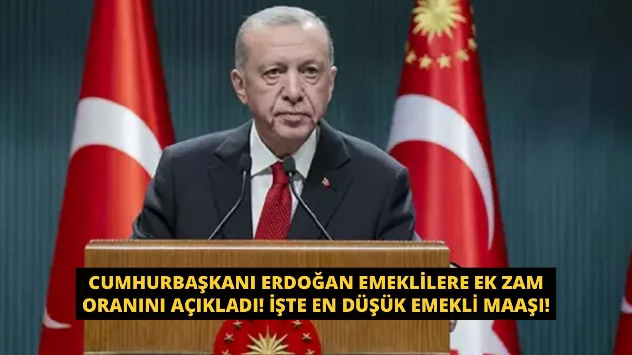 Cumhurbaşkanı Erdoğan emeklilere ek zam oranını açıkladı! İşte en düşük emekli maaşı! - Sayfa 1