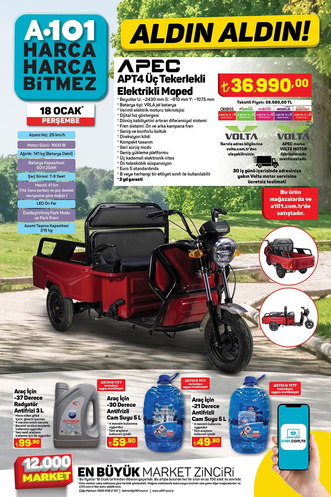 A101 18 Ocak’ta Elektrikli Mopedi Tüketicilerle Buluşturacak - Sayfa 2