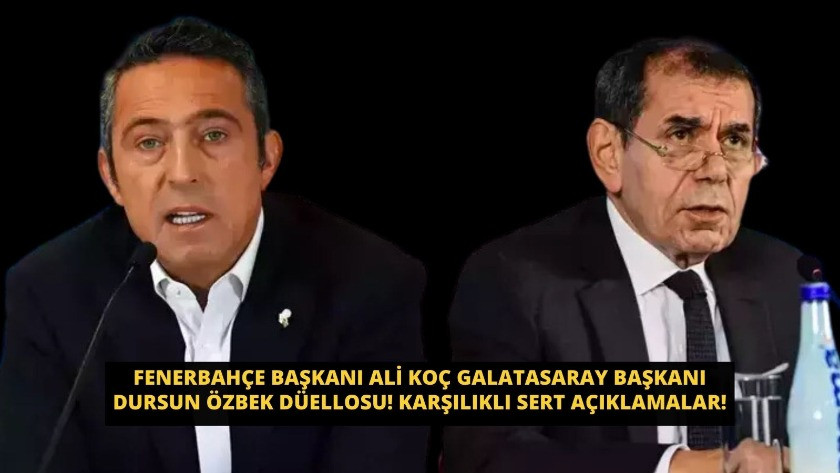 Fenerbahçe Başkanı Ali Koç Galatasaray Başkanı Dursun Özbek düellosu!