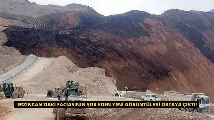 Erzincan'daki maden faciasının şok eden yeni görüntüleri ortaya çıktı!