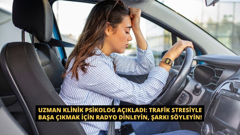 Trafik stresiyle başa çıkmak için radyo dinleyin, şarkı söyleyin!
