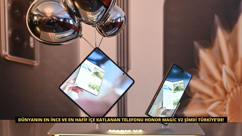 Dünyanın En İnce İçe Katlanan Telefon HONOR Magic V2 Şimdi Türkiye’de!