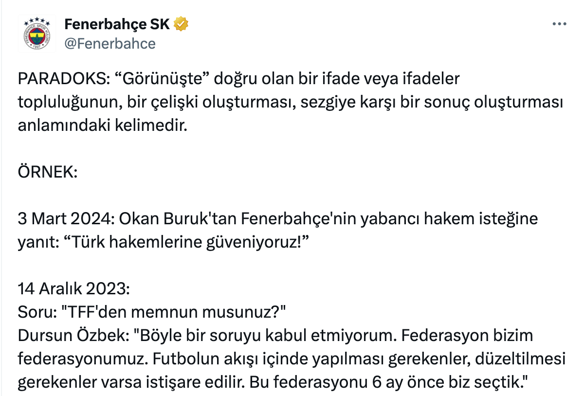 Galatasaray ve Fenerbahçe'den karşılıklı sert açıklamalar! - Sayfa 3
