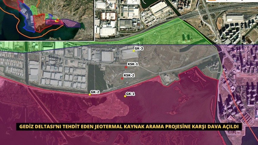 Gediz Deltası Jeotermal Kaynak Arama Projesine Karşı Dava Açıldı.