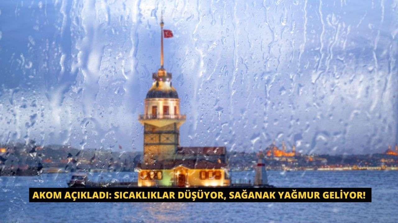 AKOM açıkladı: İstanbul’da Sıcaklıklar düşüyor, sağanak yağmur geliyor! - Sayfa 1