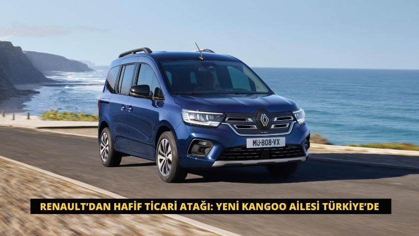 Renault’dan hafif ticari atağı: Yeni Kangoo ailesi Türkiye’de