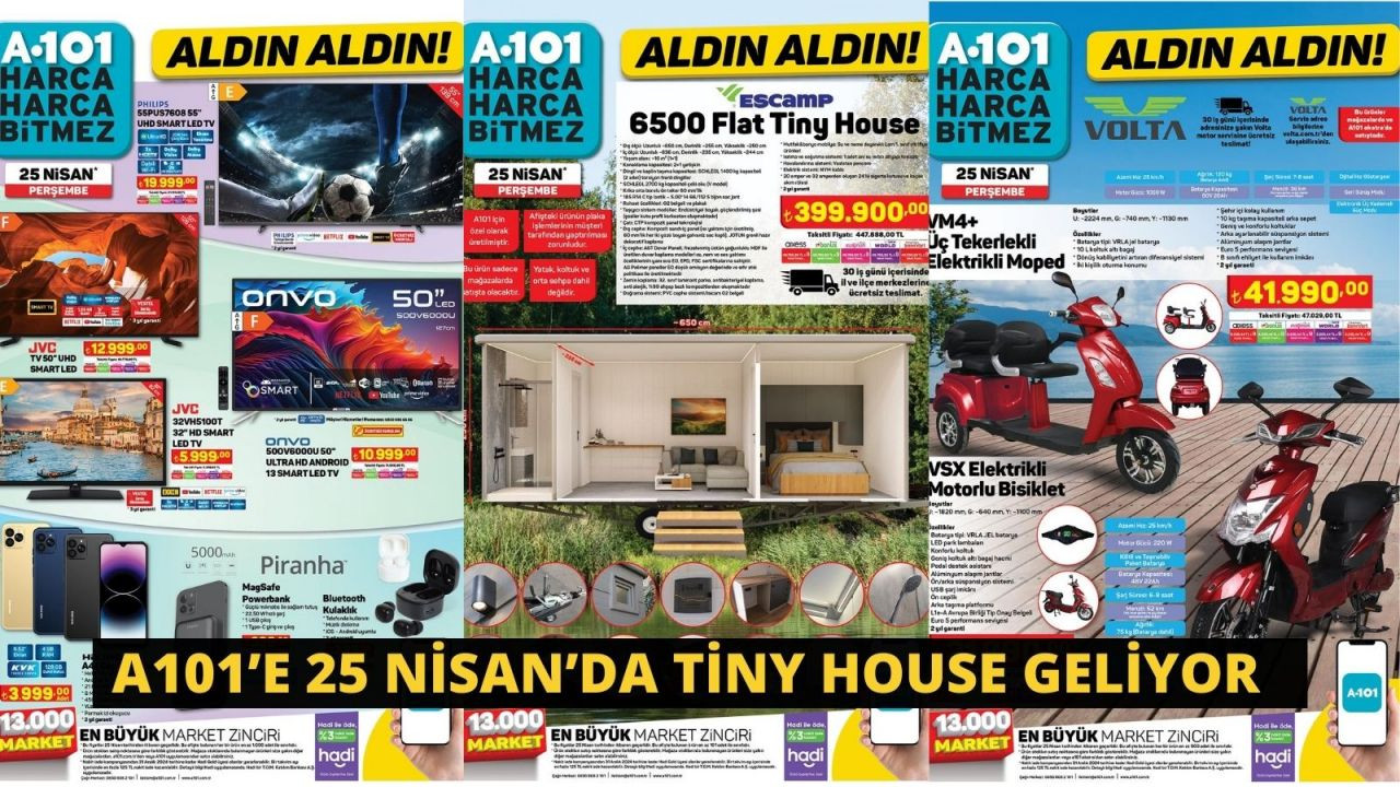 A101’e 25 Nisan’da Tiny House Geliyor - Sayfa 1