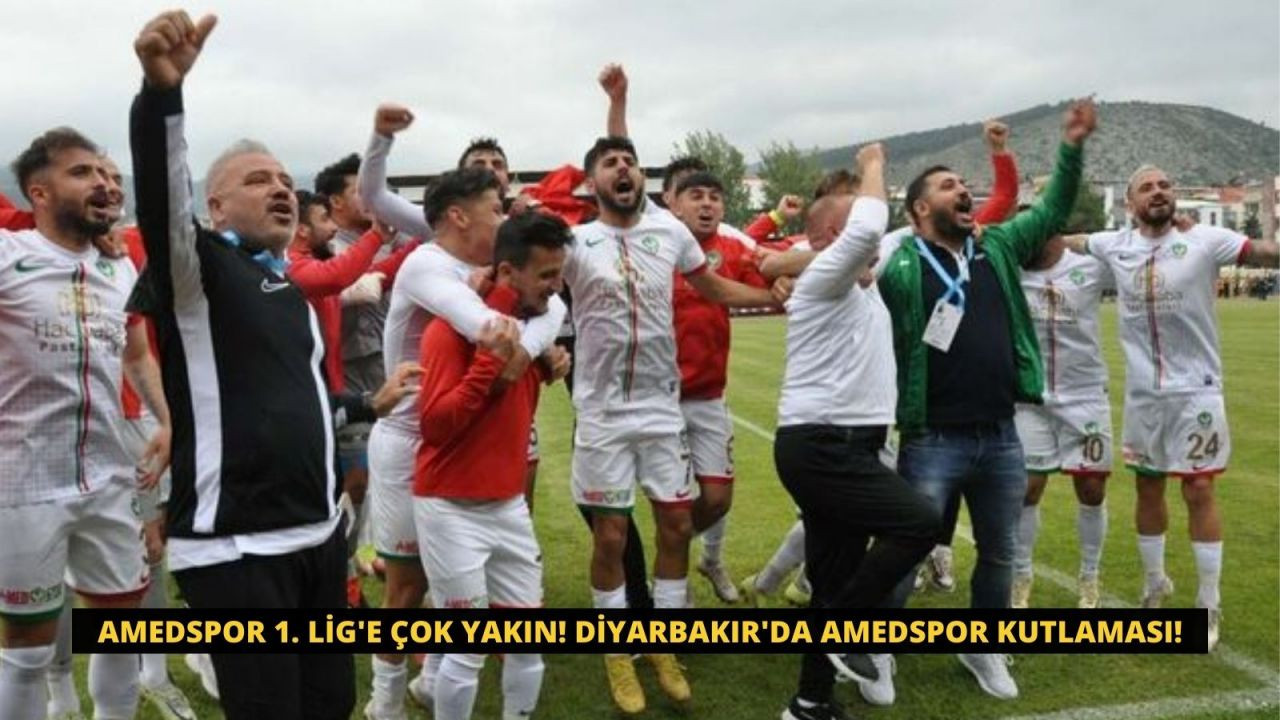 Amedspor 1. Lig'e çok yakın! Diyarbakır'da Amedspor kutlaması! - Sayfa 1