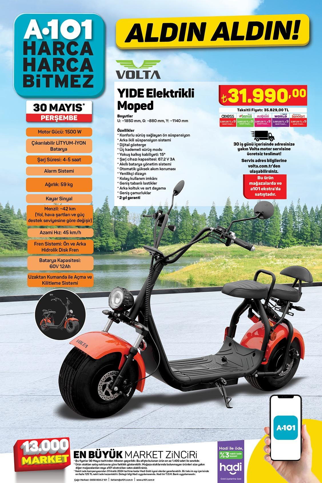 A101’e 30 Mayıs’ta Elektrikli Moped Geliyor - Sayfa 3