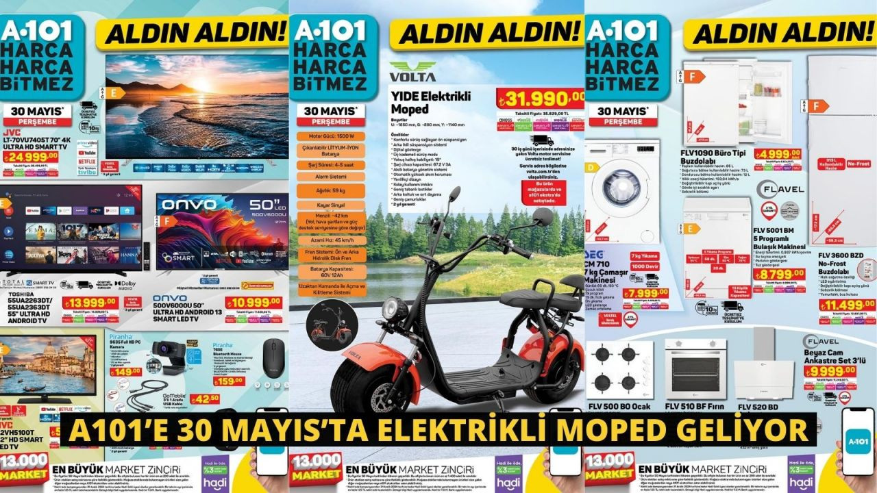 A101’e 30 Mayıs’ta Elektrikli Moped Geliyor - Sayfa 1