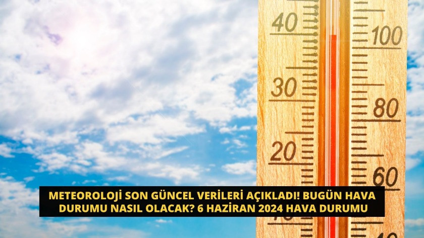 Meteoroloji güncel verileri açıkladı! Bugün hava durumu nasıl olacak?