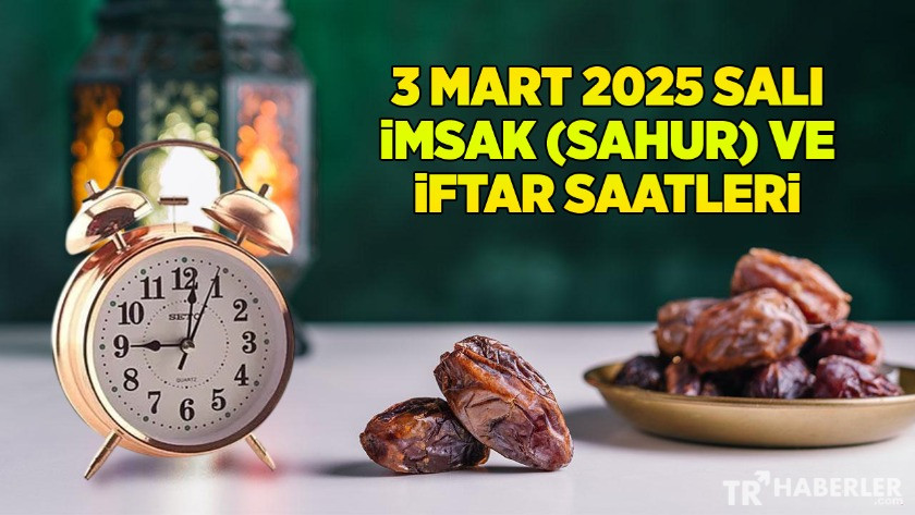 4 Mart 2025 Salı / İl il Diyanet imsak (sahur) ve iftar vakitleri