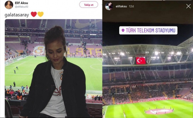 Galatasaray maçında Elif Aksu sürprizi - Sayfa 2